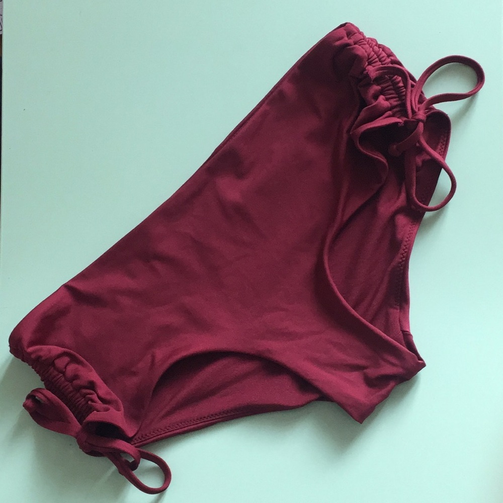 H&M Burgundy Red Bikini Bottom